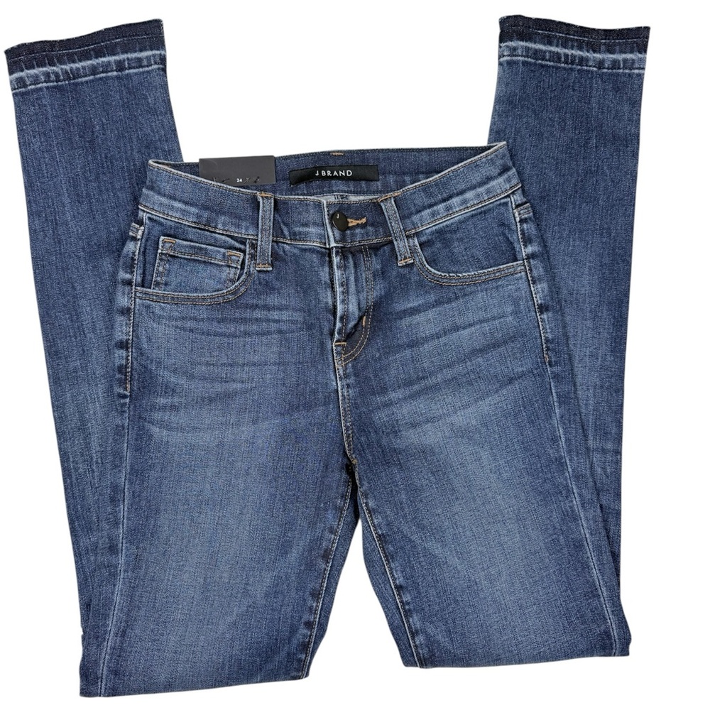 J Brand Mid rise Blue Skinny Denim Jeans